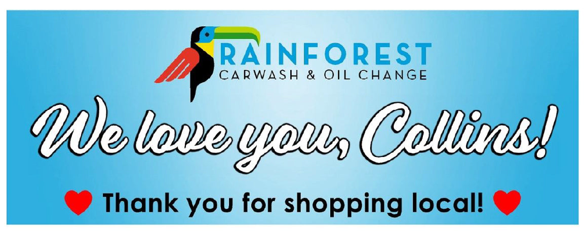 We Love You Collins Banner