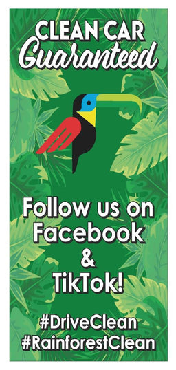 Clean Car Gauaranteed decal