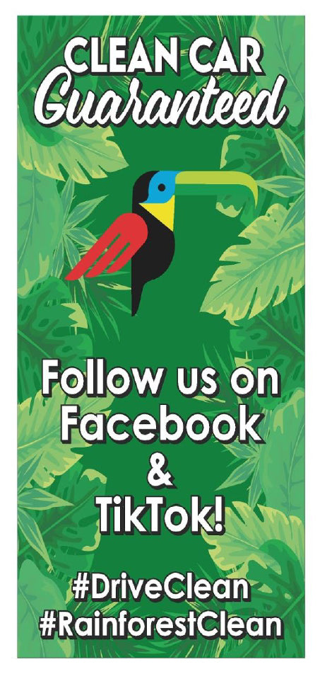 Clean Car Gauaranteed decal