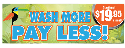 Pay Less Banner