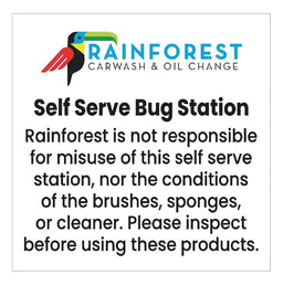 Self Serve Bug Station Decal