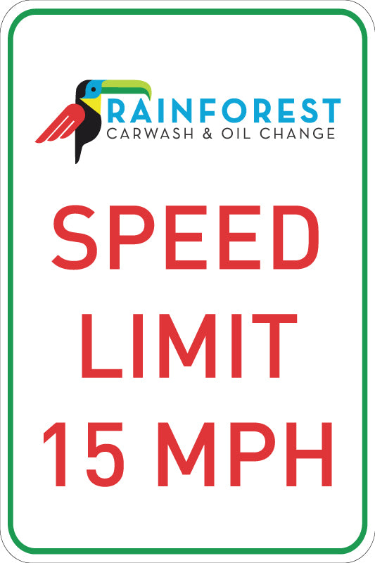Speed Limit 15mph Traffic Sign