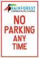 No Parking Any Time Traffic Sign