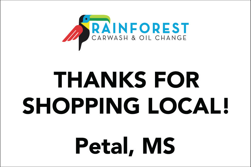 Thanks for Shopping 10mm Coroplast Sign