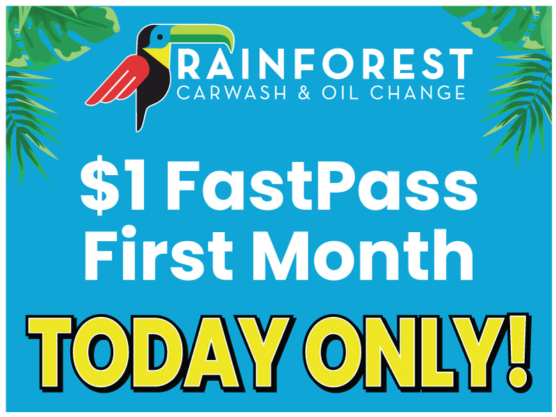 $1 FastPass First Month 10mm Coroplast Sign