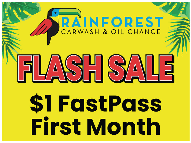 Flash Sale $1 FastPass 10mm Coroplast Sign