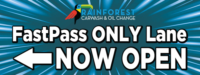 FastPass Only Lane Banner