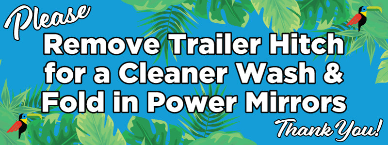 Remove Trailer Hitch Banner